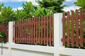 Metal Fence Of Residential House Stock