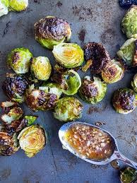 crispy roasted brussels sprouts with