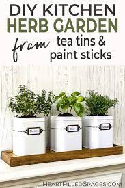 It is important to make sure your pot is big enough to hold your plant. How To Make A Diy Indoor Herb Garden Kit For Your Kitchen Window Heart Filled Spaces