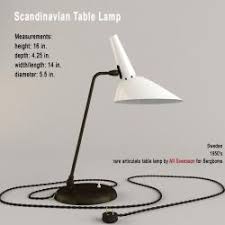 White le klint 311 table lamp, denmark, 1960s. Scandinavian Table Lamp 3d Models Stlfinder