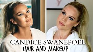 candice swanepoel hair makeup