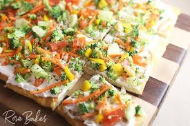 cold veggie pizza with crescent rolls