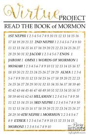 Lds Book Of Mormon Reading Chart Bedowntowndaytona Com