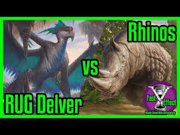 rug delver vs rhinos legacy magic