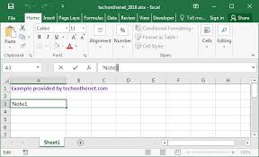Ms Excel 2016 Create A Subscript Value In A Cell