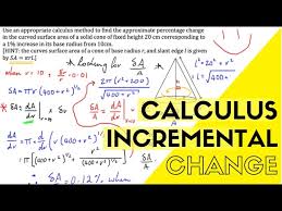 calculus incremental change