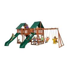 Find backyard swing in canada | visit kijiji classifieds to buy, sell, or trade almost anything! Backyard Discovery Montpelier Cedar Wooden Swing Set Cheap Toys Kids Toys