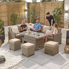 Ciara Lh Rattan Garden Sofa Set
