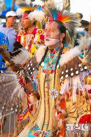 full regalia dancing at pow wow