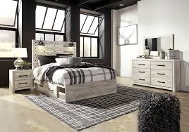 They have bed headboards that can have open or closed storage. Cambeck Whitewash Queen Panel Storage Bedroom Set Louisville Overstock Warehouse