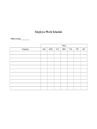 A work schedule can be any of the following plot the schedules of each employees depending on the functions that they will execute in a specific period of time. Employee Schedule Template 5 Free Templates In Pdf Word Excel Download