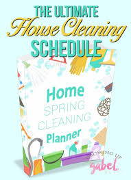 The Ultimate House Cleaning Schedule
