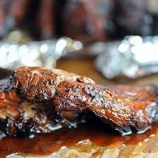 grilled tender juicy boneless beef ribs