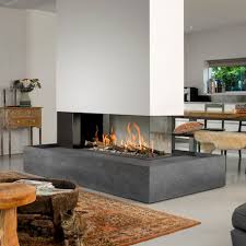 Gas Fireplace Room Divider 3