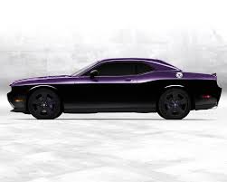 Dodge Challenger Black Purple
