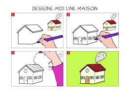 apprendre à dessiner une maison en 3 étapes