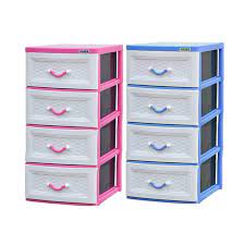 daxer 4 drawer plastic cupboard with