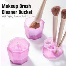 1pc makeup brush cleaner bucket with
