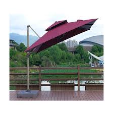 umbrella with outdoor led set tassels