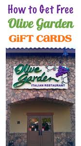 free olive garden gift card 10 ways