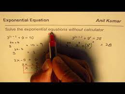 How To Solve Exponential Equations