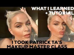 i took patrick ta s makeup mastercl
