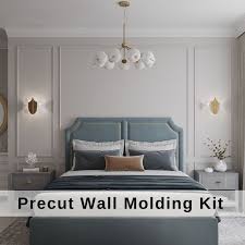 Wall Molding Bedroom Kit Wainscoting