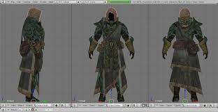 gl mage armor male wip 1 at skyrim