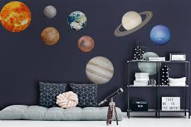 Solar System Sun And Planets Wall Decal