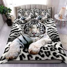 Cool White Tiger Pattern All Over