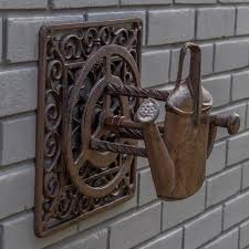 Woodside Wind Up Cast Iron Wall Mounted