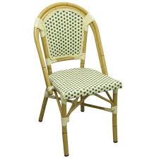 Aluminum Bamboo Patio Chair With Green