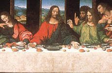 La ultima cena de jesús y sus discipulos. The Last Supper By Leonardo Da Vinci Cenacolo Vinciano Milan