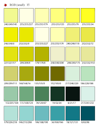 Printable Rgb Color Palette Swatches My Practical Skills
