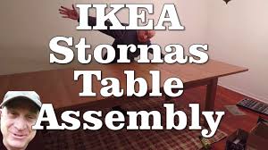 how to emble an ikea stornas table
