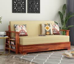 della sheesham wood sofa bed