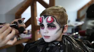 halloween vire kids makeup easy by