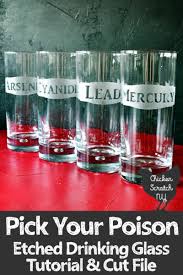 poison easy diy etched drinking glasses