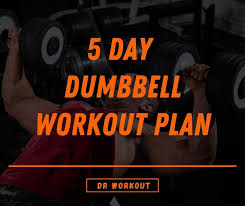 5 Day Dumbbell Workout Plan With Pdf