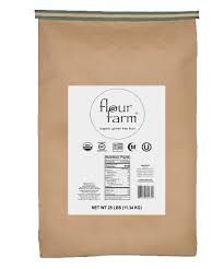 This blend of all natural ingredients is gluten free, wheat free, dairy free, soy free, sugar free and egg free. 25 Lb Bulk Bag Flour Farm Organic Gluten Free Flour Flour Farm