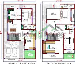 Buy 54x31 House Plan 54 By 31 Front