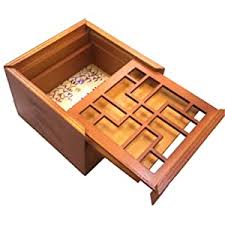 £9.99 £4.99 out of stock out of stock. Amazon Com Treasure Secret Puzzle Box Money And Gift Card Holder In A Wood Magic Trick Lock With Two Hidden Compartments Brainteaser Toy Toys Games