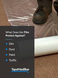 carpet protection film self adhesive