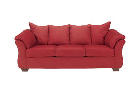 ashley darcy red salsa sofa ebay
