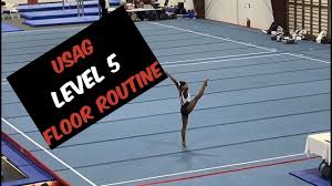 usag level 5 floor routine gymnastics