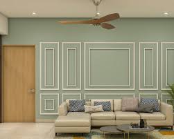 contemporary green wall paint design