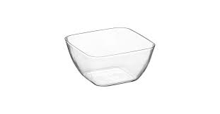 Clear Square Plastic Mini Bowl 2 5 Oz