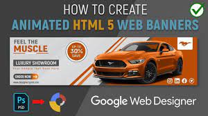 how to create animated html5 banner ads