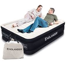 High Inflatable Bed Twin Black