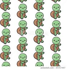 cute turtle pattern cartoon